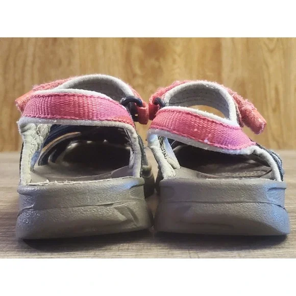 Keen Rose Adjustable Strap Hiking Sandals Toddler Size 9 Navy Pink - Picture 4 of 12